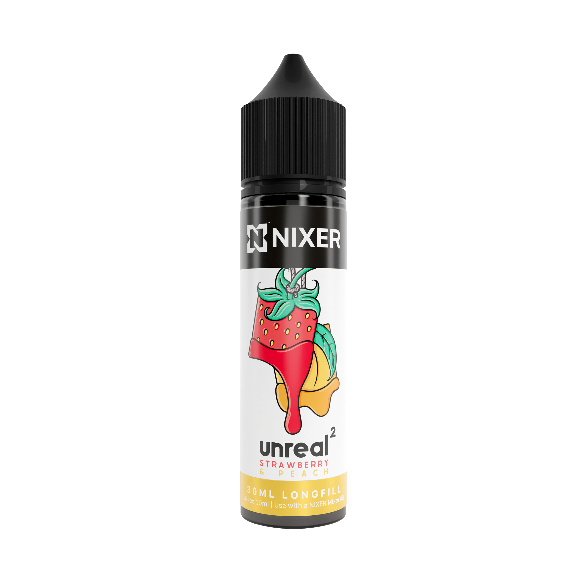 NIXER Bar, Fusion - Unreal 2 Strawberry & Peach (Longfill)